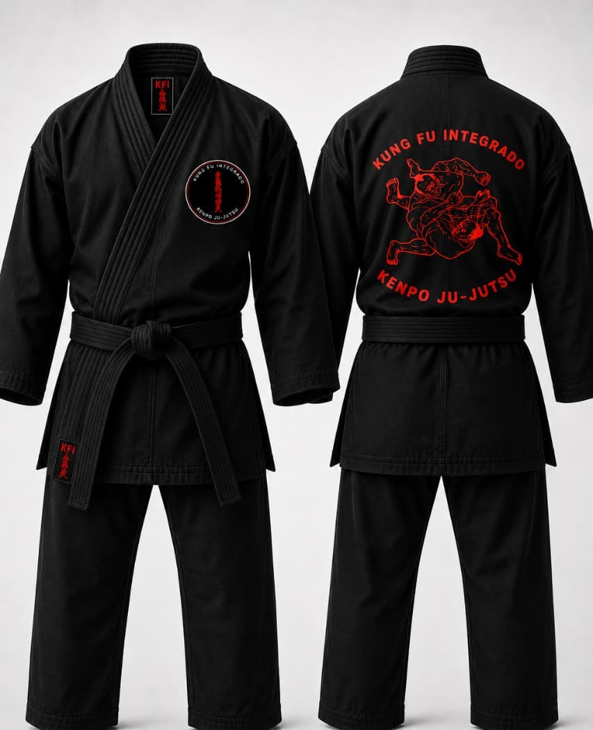 Kimono oficial KFI — Kimono Preto